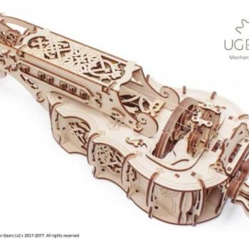 Ugears Tekerőlant - mechanikus modell kép