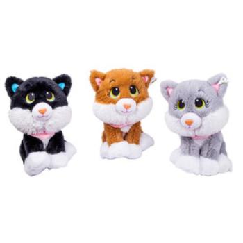 Ülő cica plüss többféle kép