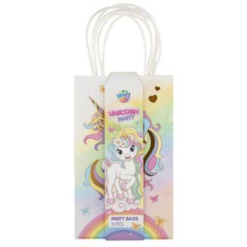 Unikornis ajándéktasak 21, 5 cm x 13 cm 3 db kép