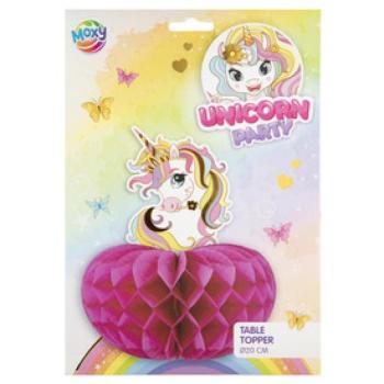 Unikornis parti dekoráció, 20 cm kép