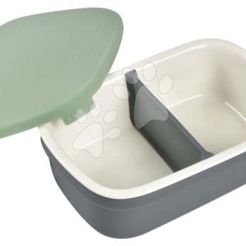 Uzsonnás doboz Ceramic Lunch Box Beaba Mineral Sage kerámia szürke-zöld kép