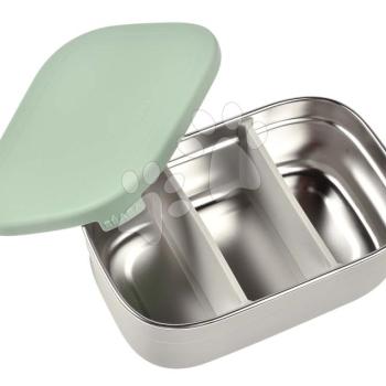 Uzsonnás doboz Steel Lunch Box Beaba Velvet Grey/Sage Green 760 ml rozsdamentes acélból szürke-zöld BE914004 kép