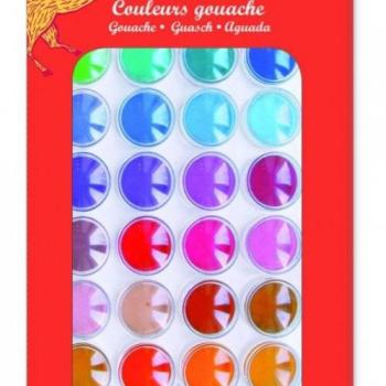 Vízfesték korongos 36 szín . 36 colours cakes - Djeco kép