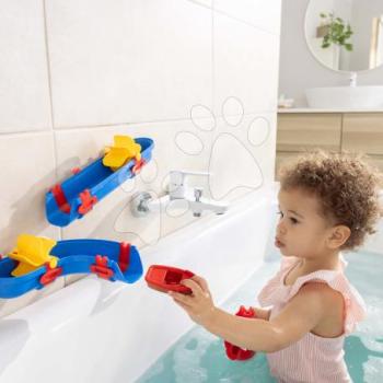 Vízi pálya fürdőkádba Cascade Sploshy AquaPlay 24 darabos  Lotte kacsa figurával a csónakban és locsolókanna 18 hó-tól kép