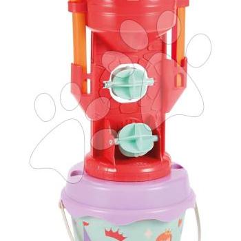 Vödör szett dupla malommal Hercegnők Garnished Mill Bucket Écoiffier 6 részes 17 cm magas 18 hó-tól kép