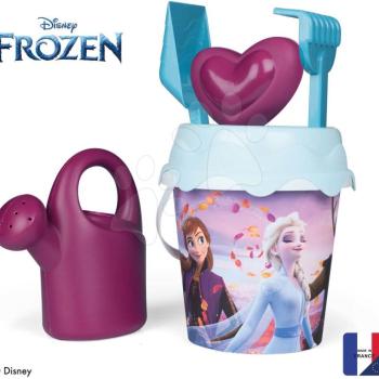 Vödör szett Frozen Garnished Bucket Smoby locsolókannával 17 cm magas 18 hó kép