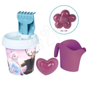 Vödör szett Frozen Medium Garnished Bucket Life Smoby locsolókannával 6 részes 18 cm magas 18 hó-tól kép