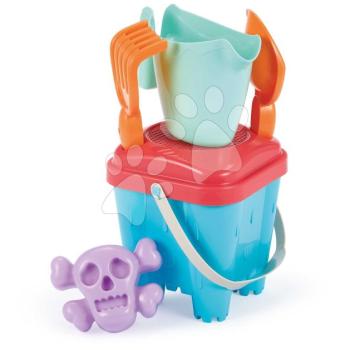 Vödör szett kicsi Vár Castle Bucket Summer Écoiffier 15 cm magas locsolókannával és formával 6 részes 18 hó-kortól kép