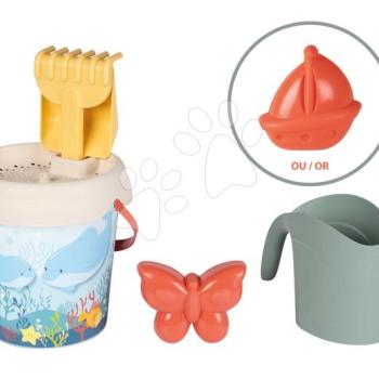 Vödör szett locsolókannával Medium Garnished Bucket Life Smoby gereblyével lapáttal és formával 18 hó-tól kép