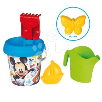 Vödör szett Mickey Medium Garnished Bucket Life Smoby locsolókannával 6 részes 18 cm magas 18 hó-tól kép