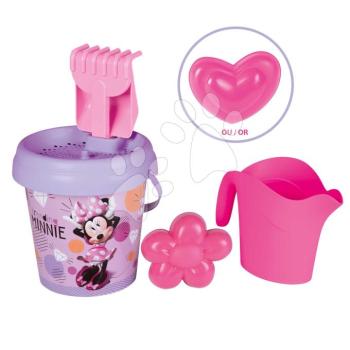Vödör szett Minnie Medium Garnished Bucket Life Smoby locsolókannával 6 részes 18 cm magas 18 hó-tól kép