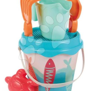 Vödör szett Sardine Garnished Bucket Écoiffier 17 cm locsolókannával és formával 18 hó-tól kép