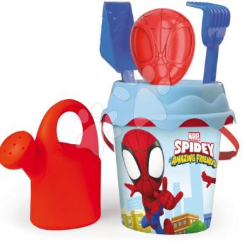 Vödör szett Spidey Spiderman Garnished Bucket Smoby locsolókanna 17 cm magas 18 hó-tól kép