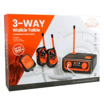 Walkie-talkie 3 egységgel kép