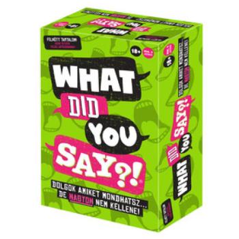 What did you say? társasjáték kép