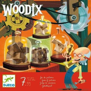 Woodix - Fa ördöglakat gyűjtemény - Ügyességi, logikai játék - Djeco kép