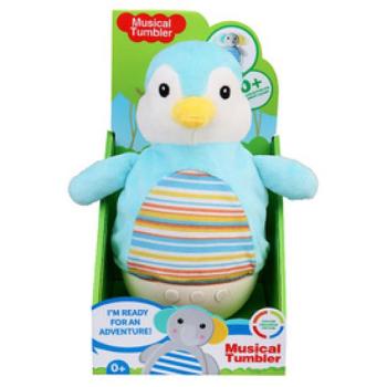 Zenélő, világító altató pingvin kép