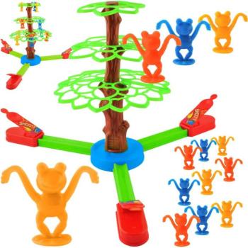 Ugráló békák családi társasjáték, famászó békák, remek szórakozás 3 éves kortól (BBMJ)(BBLPJ) kép