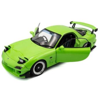 1:18 MAZDA RX7 FD3RS SOLIDO WORKS NEON ZÖLD 1999 kép