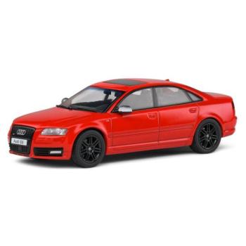 1:43 AUDI S8 D3 RED W/BLACKLINE kép