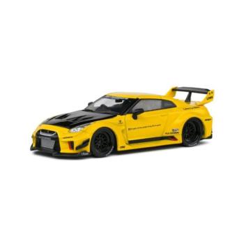 1:43 NISSAN GTR35 LBWK SZILHOUETTE SÁRGA 2019 kép