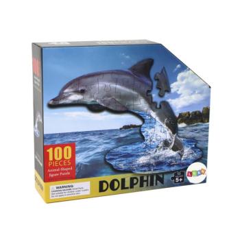 100 részből álló rejtvény delfin tengeri állatok motívumával kép