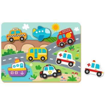 2Kids Toys Beillesztős puzzle Közlekedés kép