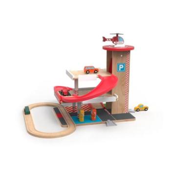 2Kids Toys Fa garázs vonatpályával kép