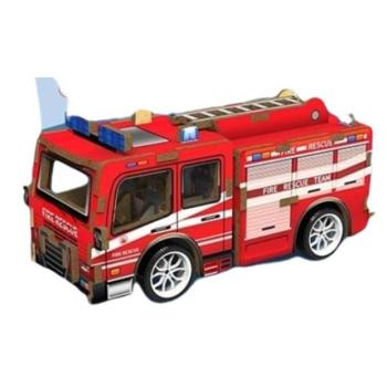 3D fa puzzle - Tűzoltóautó 12 cm kép