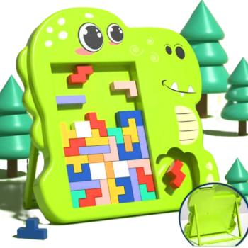 3D krokodilos puzzle gyerekeknek - figyelem és koncentráció fejlesztő oktató játék (BBLPJ) kép