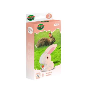 3D papírszobrászat – Nyuszi - csomagolássérült kép