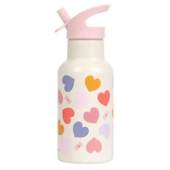 A Little Lovely Company - rozsdamentes acél ivópalack, 350 ml - szív kép