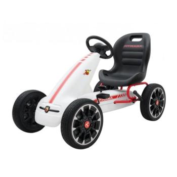 ABARTH pedálos gokart fehér kép