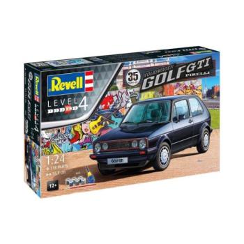 Ajándék szett autó 05694 - 35 év VW Golf 1 GTi Pirelli (1:24) kép