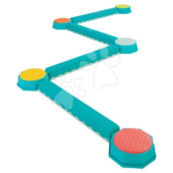 Akadálypálya lépőkövekkel Balance & Build B-Toys az egyensúlyérzék koordináció és motorika fejlesztésére 13 akadály kép