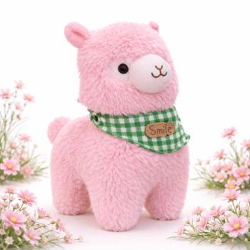 Alpacasso rózsaszín plüss alpaka – puha, ölelhető alpaka játék gyerekeknek és ajándéknak (BBJ) kép