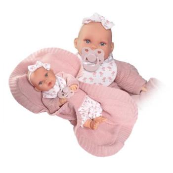 Antonio Juan 11325 KIKA - élethű baba hangokkal és puha textil testtel - 27 cm kép