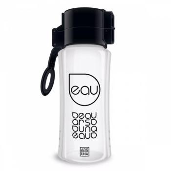 Ars Una BPA-mentes kulacs 450 ml-es - átlátszó-fekete