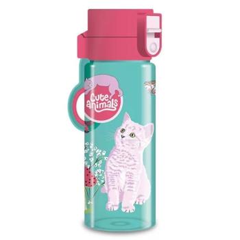 Ars Una BPA-mentes kulacs 475 ml-es - Cute Animals - Kitten kép