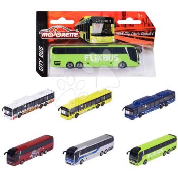 Autóbusz MAN City Bus Majorette felfüggesztéssel 13 cm hosszú több fajta kép