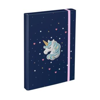 BAAGL Iskolai füzetek mappája A4 Unicorn Gold kép