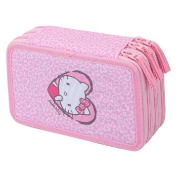 BAAGL Iskolai háromszintes tolltartó Hello Kitty Sweet Leopard GRS kép
