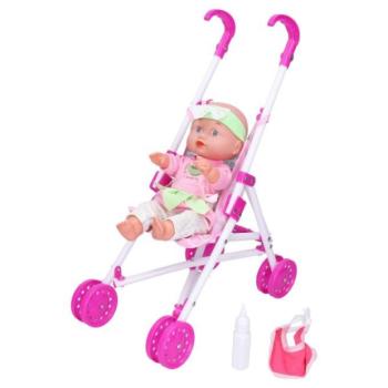 Baba babakocsival 28cm