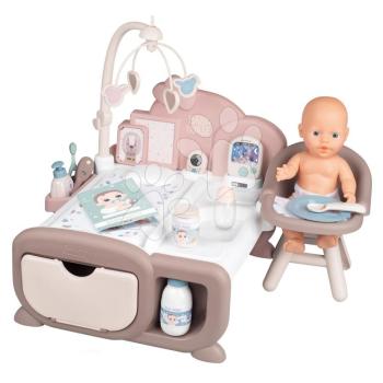 Babacenter Cocoon Nursery Natur D'Amour Baby Nurse Smoby nappali és esti zóna elektronikus funkciókkal 20 kiegészítő kép