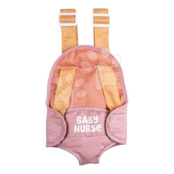 Babahordozó állítható vállpántokkal Carrier Soft Baby Nurse Smoby ergonomikus 42 cm játék baba részére kép