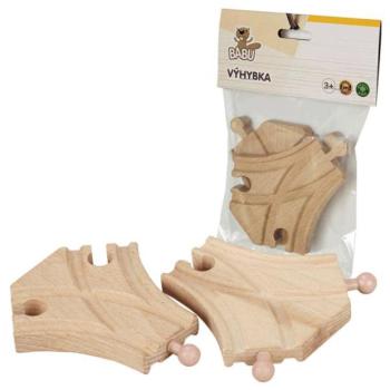 BABU vonatok - Osztott vágány 9,5 cm, 2 db