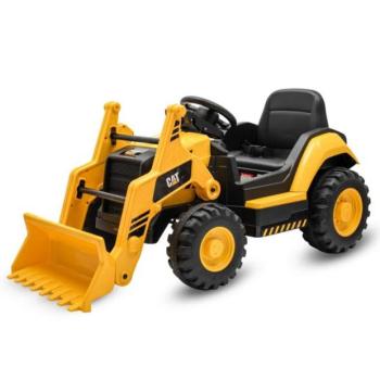 Baby Mix CAT gyermek elektromos traktor sárga kép