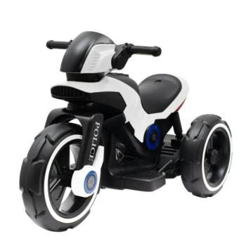 Baby Mix POLICE fehér gyerek elektromos motorkerékpár kép