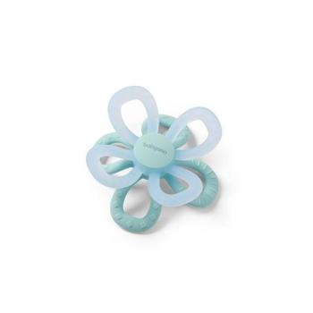 Babyono Szilikon rágóka Flower - kék kép