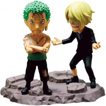 Bandai One Piece Figura World Collectable Log Stories-Roronoa Zoro& Sanji-"...Nothi kép
